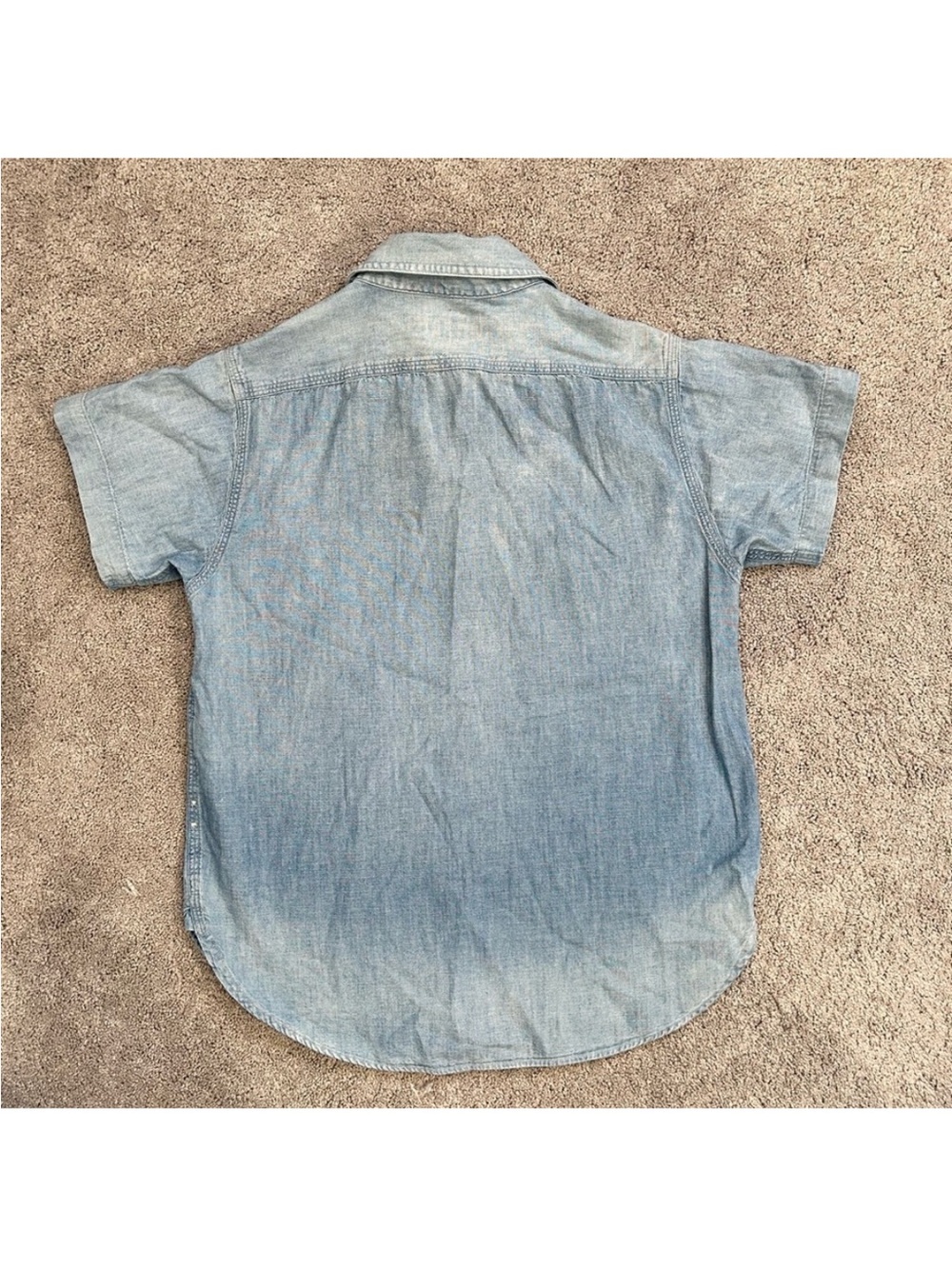 Light Denim Polo by Ralph Lauren Light Denim Short-Sleeve Button-Down Shirt - Picture 4 of 4